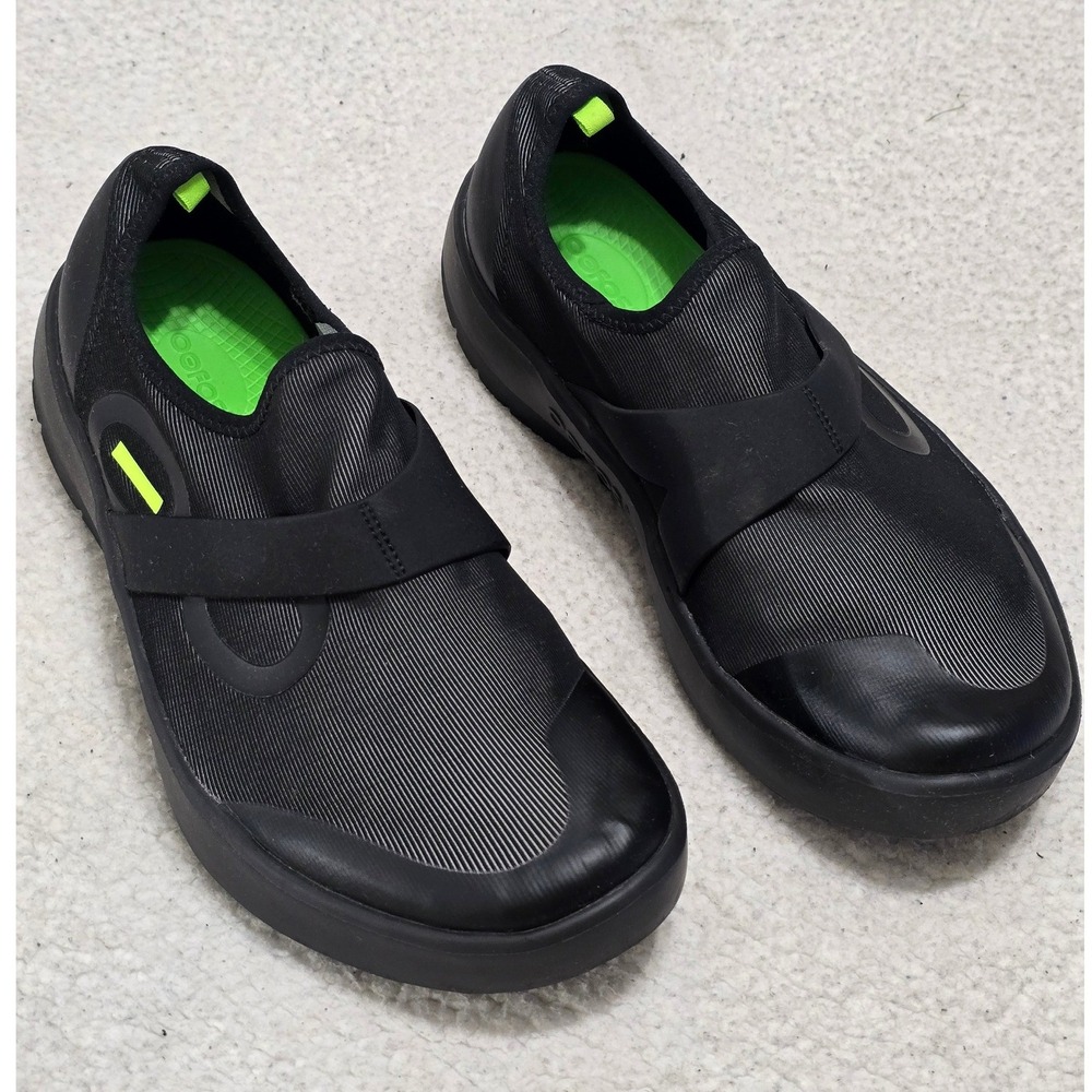 OOFOS OOmg Sport Low Black Recovery Shoes Mens 11.5 EU 44.5 7012022-16